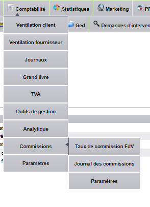 Param&eacute;trage des commissions sur ventes dans DoliPlus