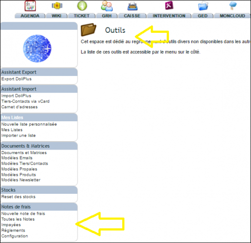 note de frais int&eacute;gr&eacute;e &agrave; votre ERP DoliPlus