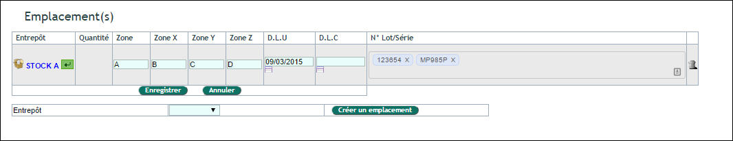 Gesti&oacute;n de los emplazamientos de stock DoliPlus