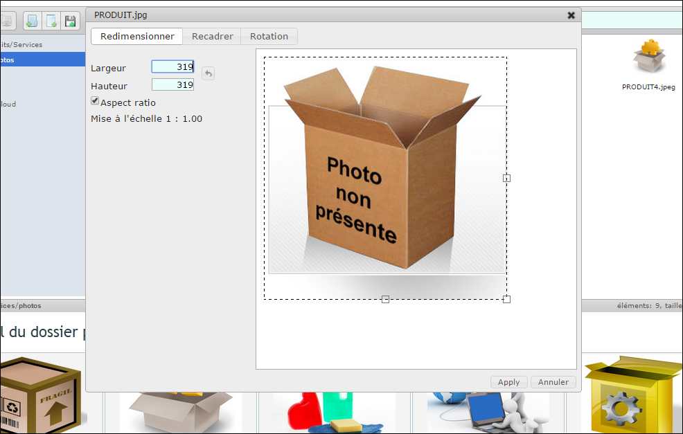 foto dei prodotti: miniatura generata in DoliPlus