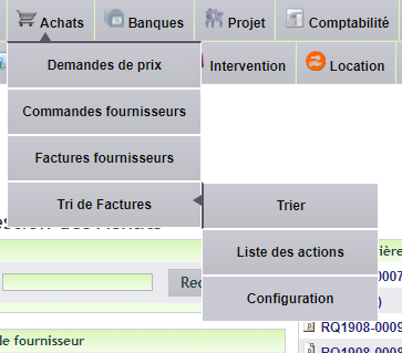 R&egrave;gles m&eacute;tiers de ventilation du module Tri