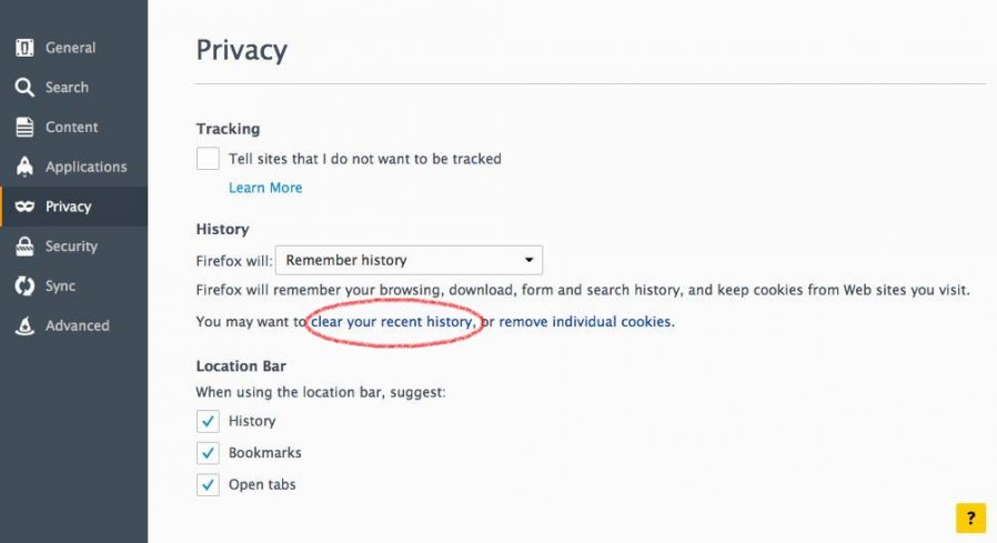 Effacer les cookies et donn&eacute;es de sites dans Firefox