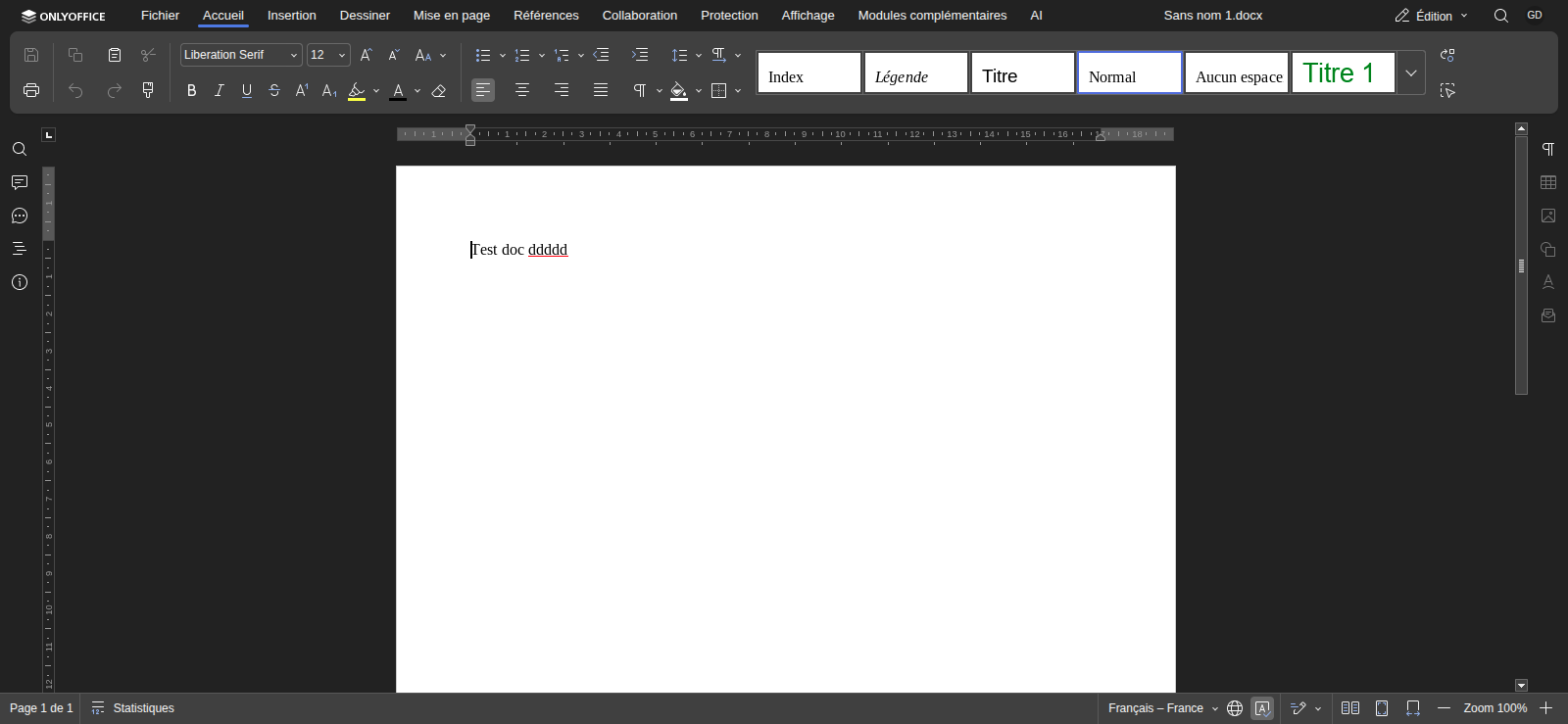 &eacute;diter un document Word dans DoliPlus avec OnlyOffice